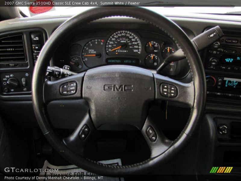 Summit White / Pewter 2007 GMC Sierra 3500HD Classic SLE Crew Cab 4x4