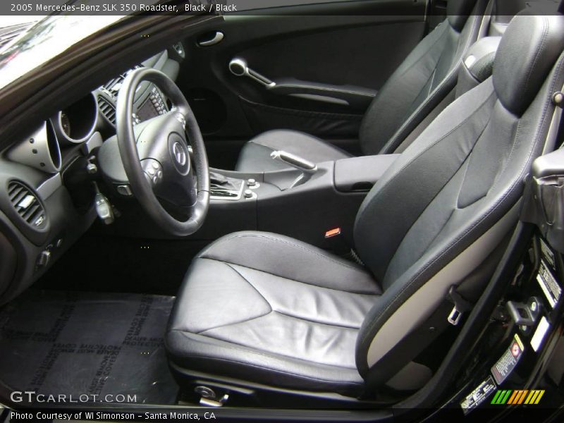 Black / Black 2005 Mercedes-Benz SLK 350 Roadster
