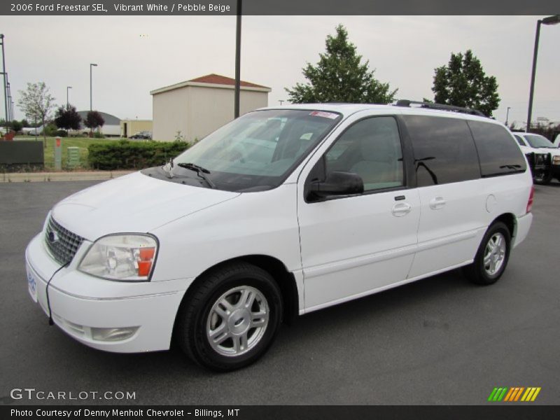 Vibrant White / Pebble Beige 2006 Ford Freestar SEL