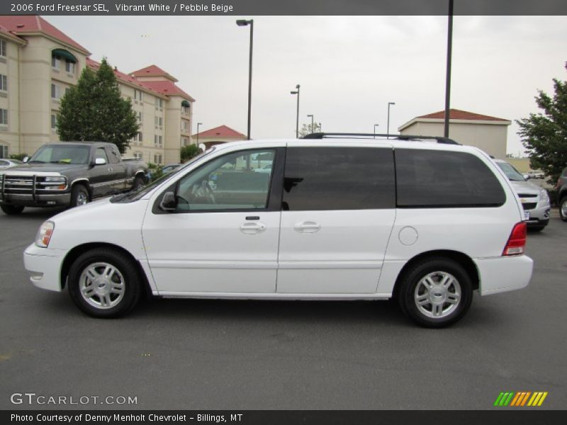 Vibrant White / Pebble Beige 2006 Ford Freestar SEL