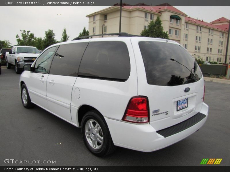 Vibrant White / Pebble Beige 2006 Ford Freestar SEL