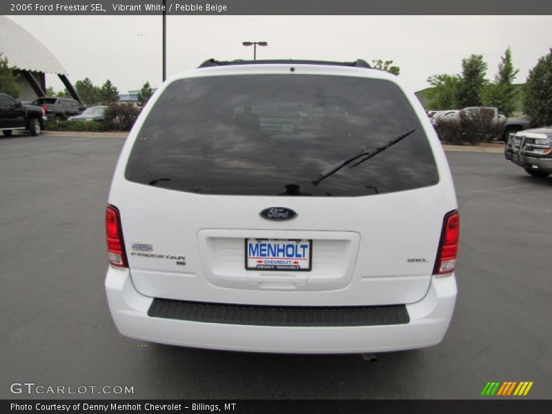 Vibrant White / Pebble Beige 2006 Ford Freestar SEL