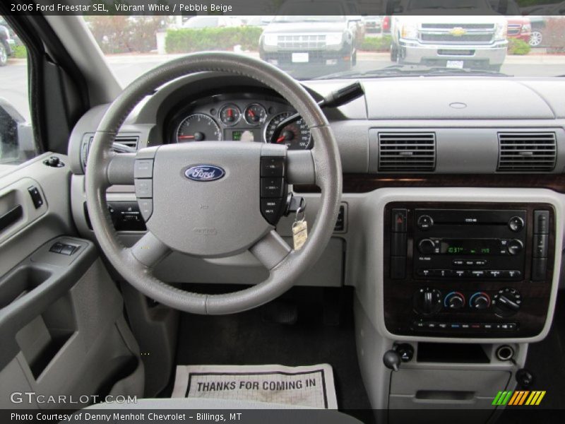 Vibrant White / Pebble Beige 2006 Ford Freestar SEL