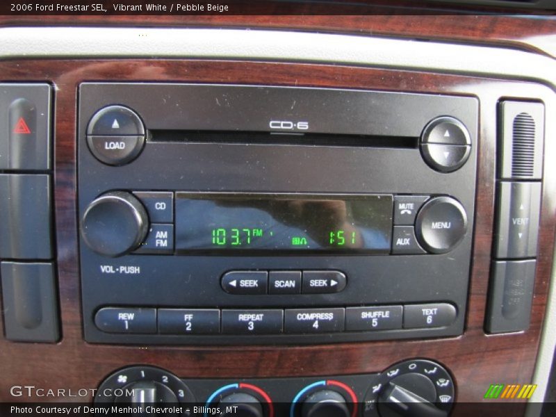 Vibrant White / Pebble Beige 2006 Ford Freestar SEL
