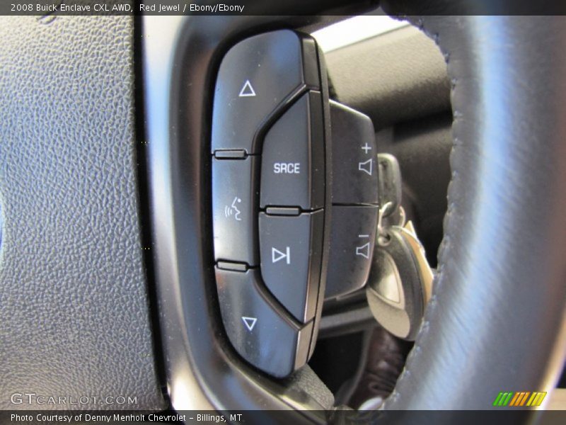 Red Jewel / Ebony/Ebony 2008 Buick Enclave CXL AWD