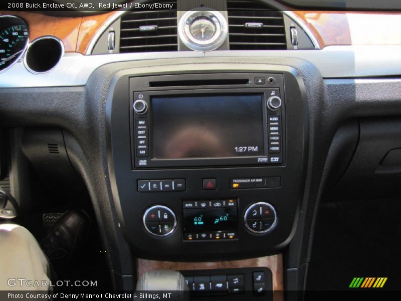Red Jewel / Ebony/Ebony 2008 Buick Enclave CXL AWD