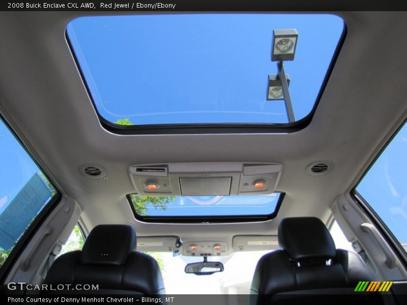 Red Jewel / Ebony/Ebony 2008 Buick Enclave CXL AWD