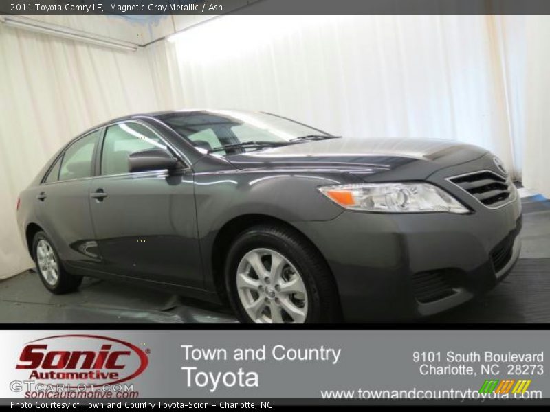 Magnetic Gray Metallic / Ash 2011 Toyota Camry LE