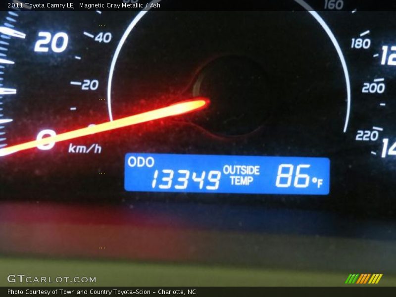 Magnetic Gray Metallic / Ash 2011 Toyota Camry LE