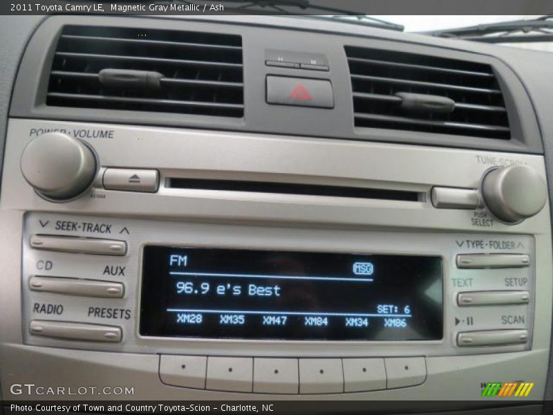 Magnetic Gray Metallic / Ash 2011 Toyota Camry LE