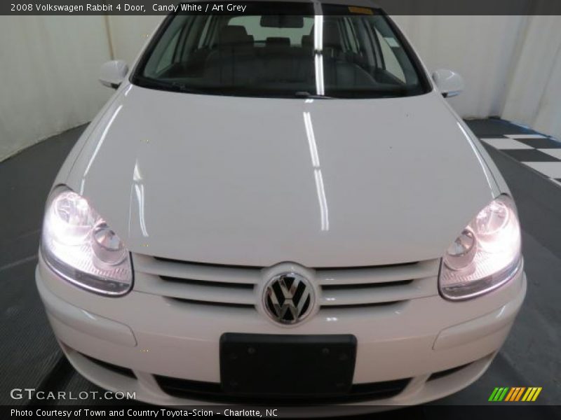 Candy White / Art Grey 2008 Volkswagen Rabbit 4 Door