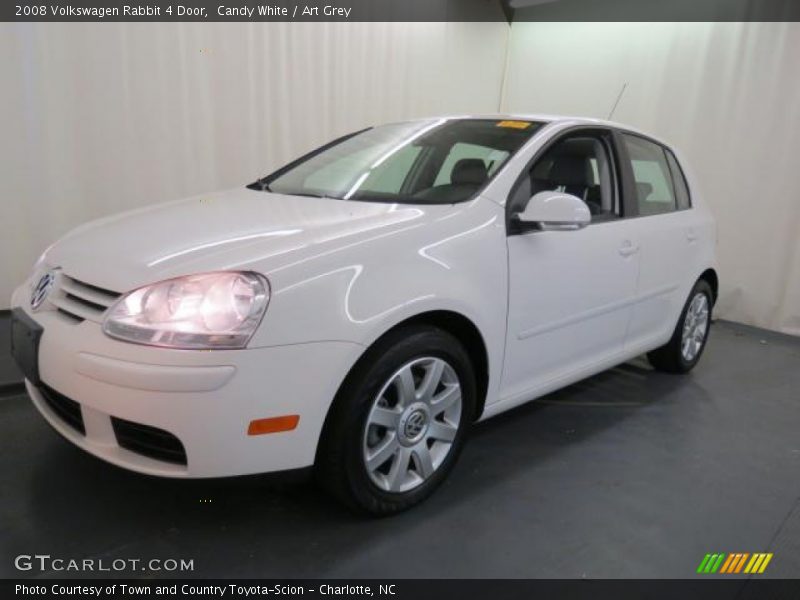 Candy White / Art Grey 2008 Volkswagen Rabbit 4 Door