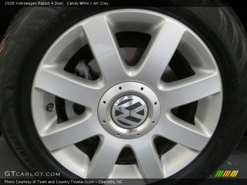 Candy White / Art Grey 2008 Volkswagen Rabbit 4 Door