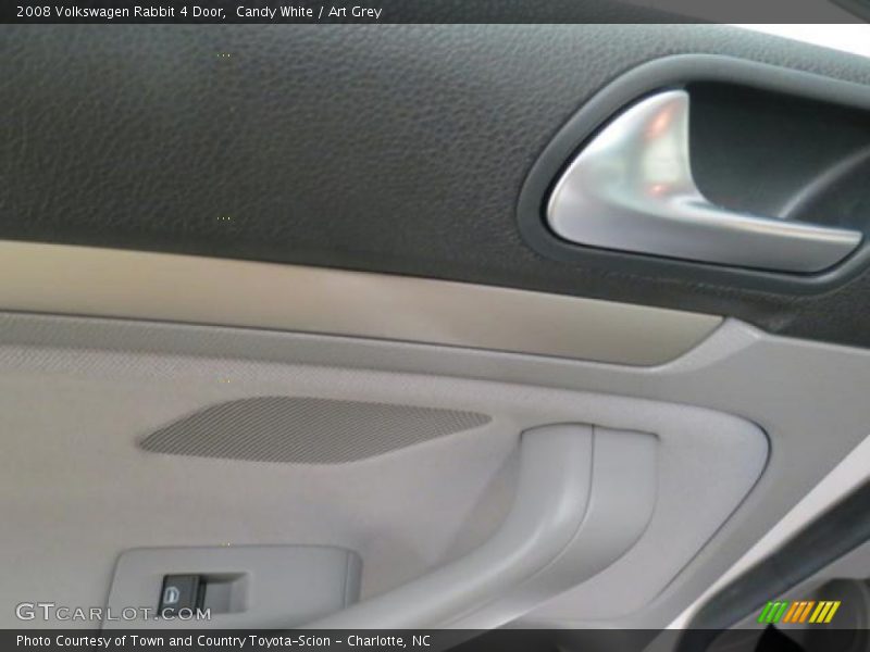 Candy White / Art Grey 2008 Volkswagen Rabbit 4 Door
