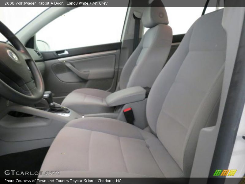Candy White / Art Grey 2008 Volkswagen Rabbit 4 Door