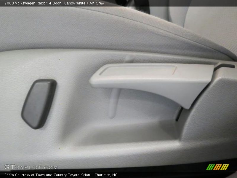 Candy White / Art Grey 2008 Volkswagen Rabbit 4 Door
