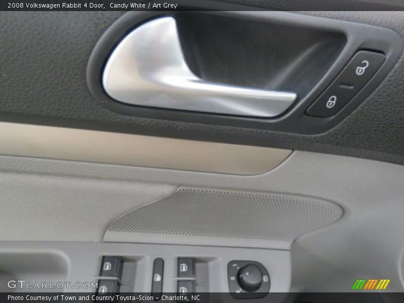 Candy White / Art Grey 2008 Volkswagen Rabbit 4 Door