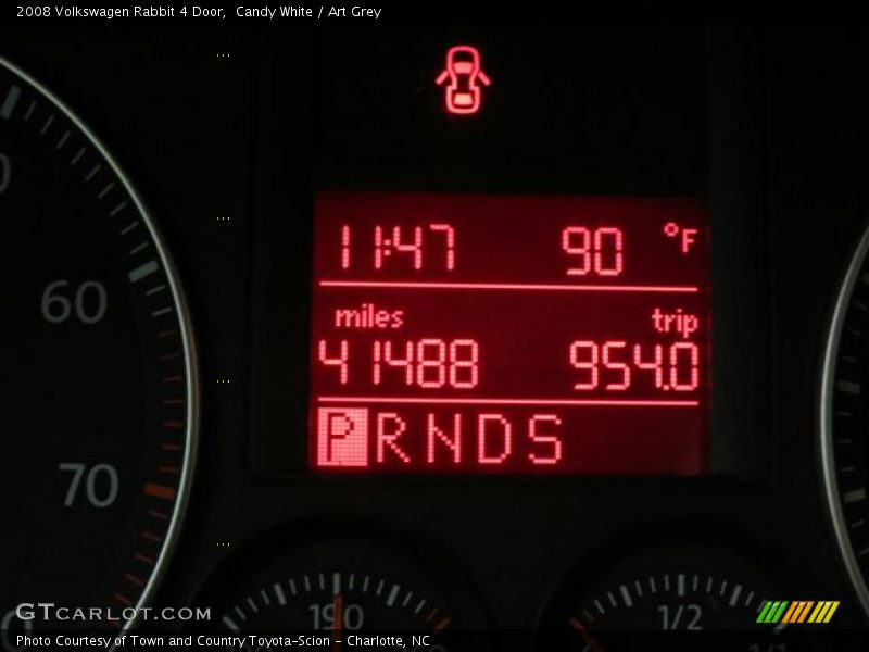 Candy White / Art Grey 2008 Volkswagen Rabbit 4 Door