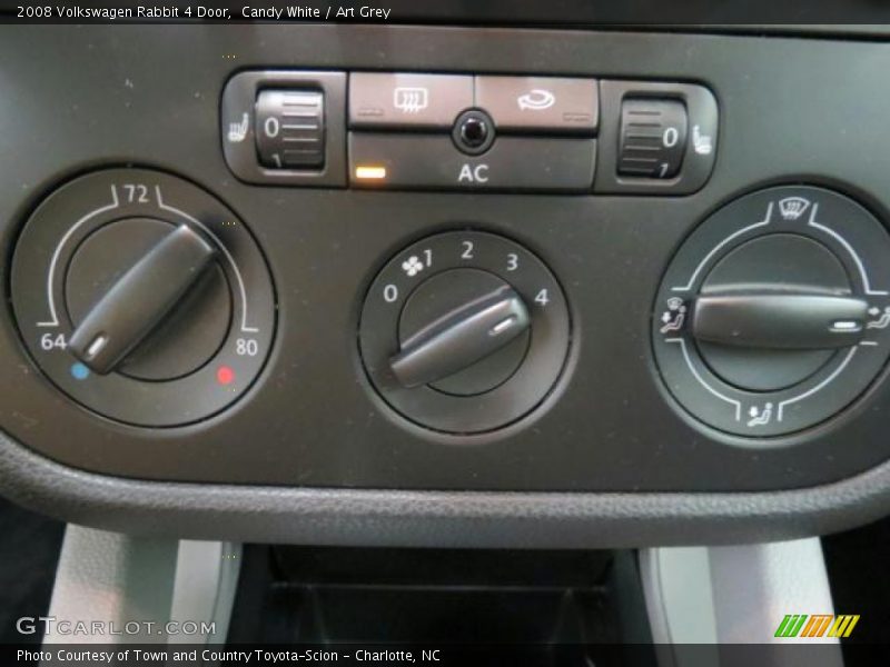 Candy White / Art Grey 2008 Volkswagen Rabbit 4 Door