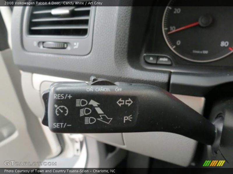 Candy White / Art Grey 2008 Volkswagen Rabbit 4 Door