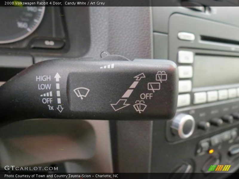 Candy White / Art Grey 2008 Volkswagen Rabbit 4 Door