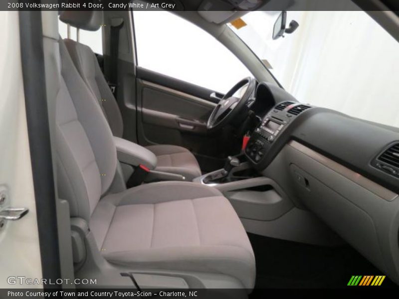 Candy White / Art Grey 2008 Volkswagen Rabbit 4 Door