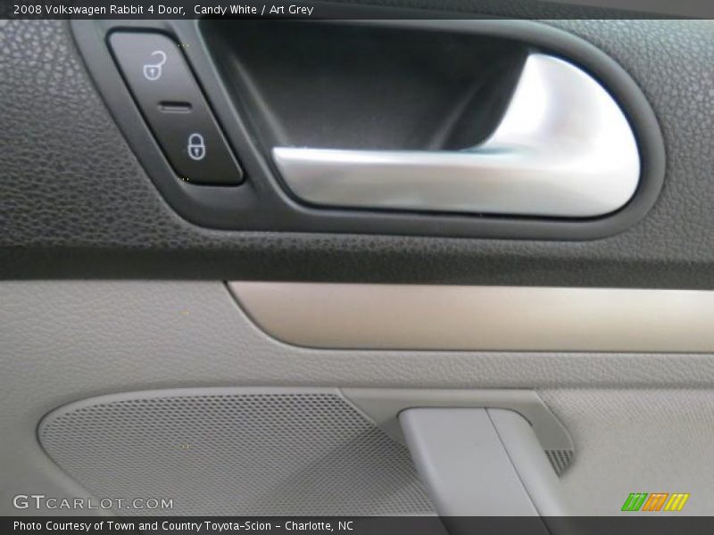 Candy White / Art Grey 2008 Volkswagen Rabbit 4 Door