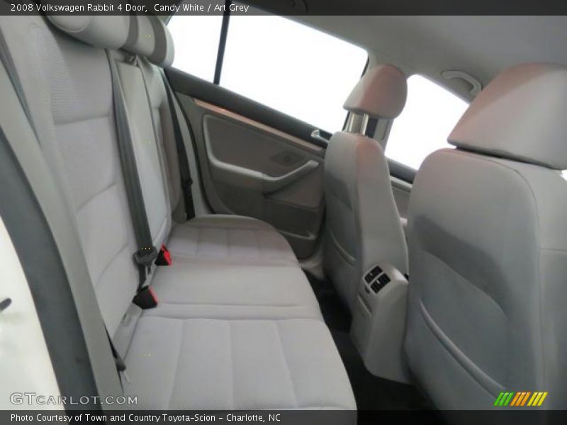 Candy White / Art Grey 2008 Volkswagen Rabbit 4 Door
