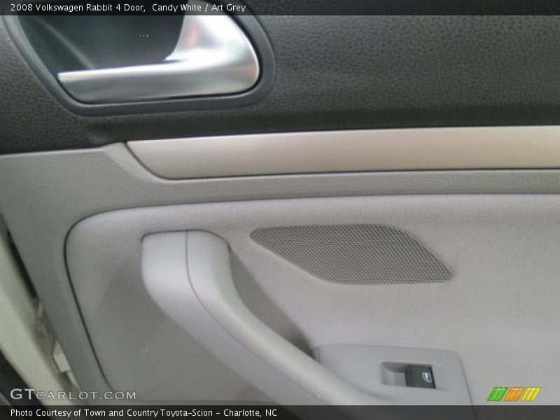 Candy White / Art Grey 2008 Volkswagen Rabbit 4 Door
