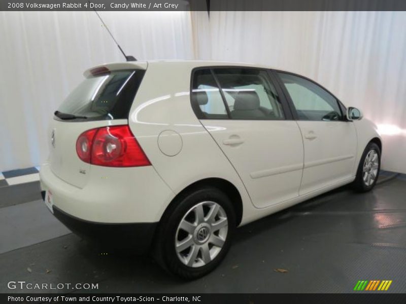 Candy White / Art Grey 2008 Volkswagen Rabbit 4 Door
