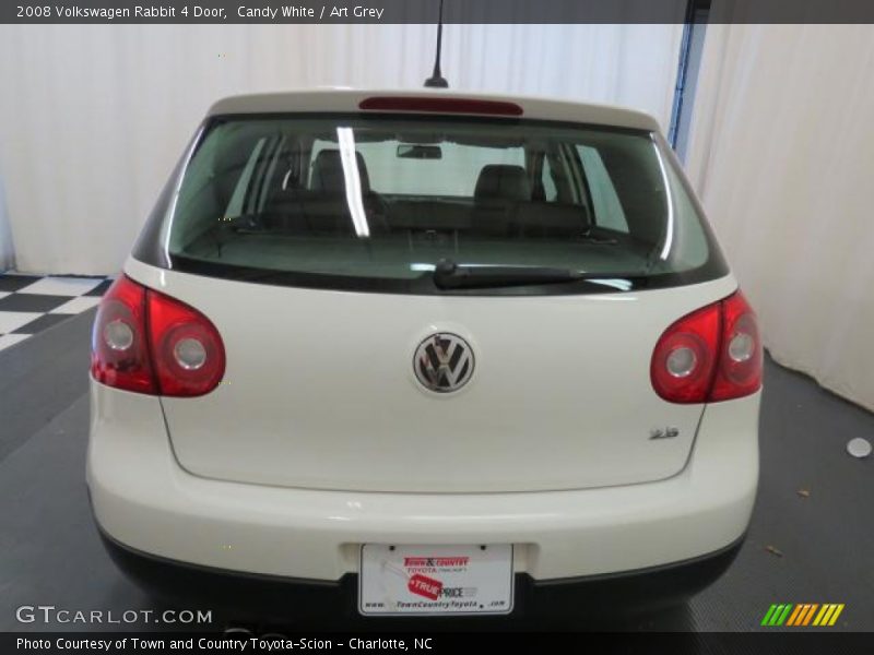 Candy White / Art Grey 2008 Volkswagen Rabbit 4 Door