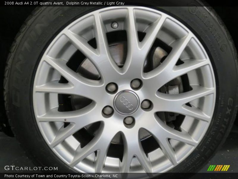 Dolphin Grey Metallic / Light Gray 2008 Audi A4 2.0T quattro Avant