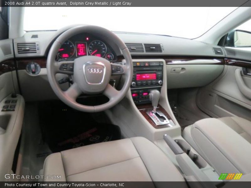 Dolphin Grey Metallic / Light Gray 2008 Audi A4 2.0T quattro Avant
