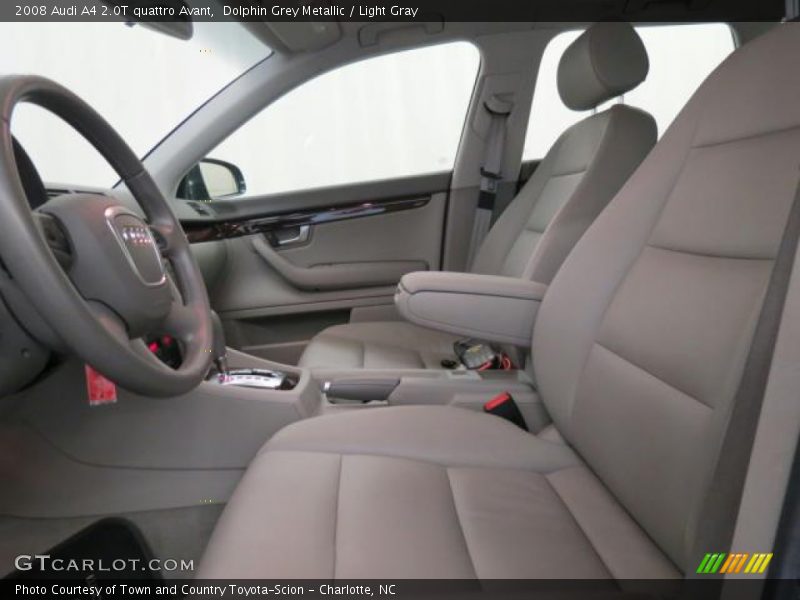 Dolphin Grey Metallic / Light Gray 2008 Audi A4 2.0T quattro Avant