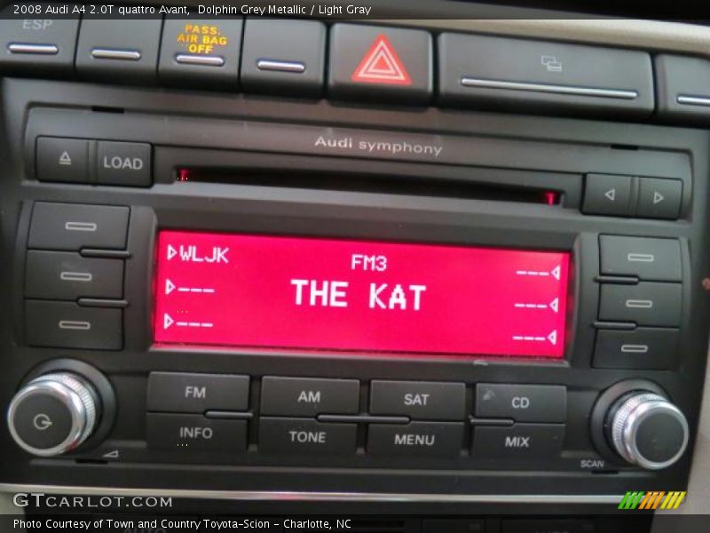 Dolphin Grey Metallic / Light Gray 2008 Audi A4 2.0T quattro Avant