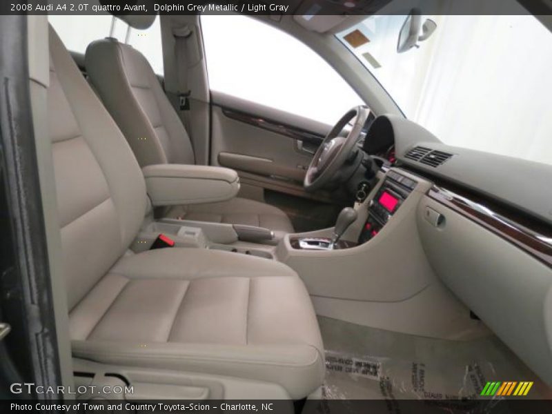 Dolphin Grey Metallic / Light Gray 2008 Audi A4 2.0T quattro Avant