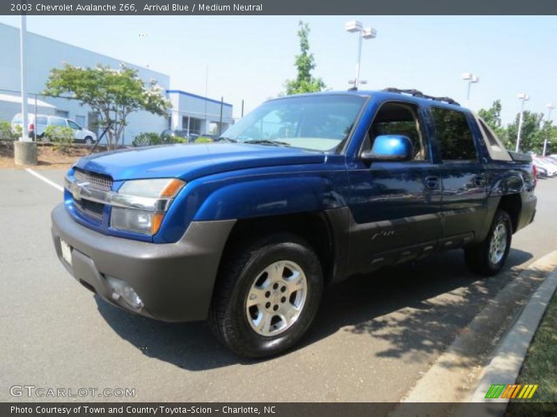 Arrival Blue / Medium Neutral 2003 Chevrolet Avalanche Z66