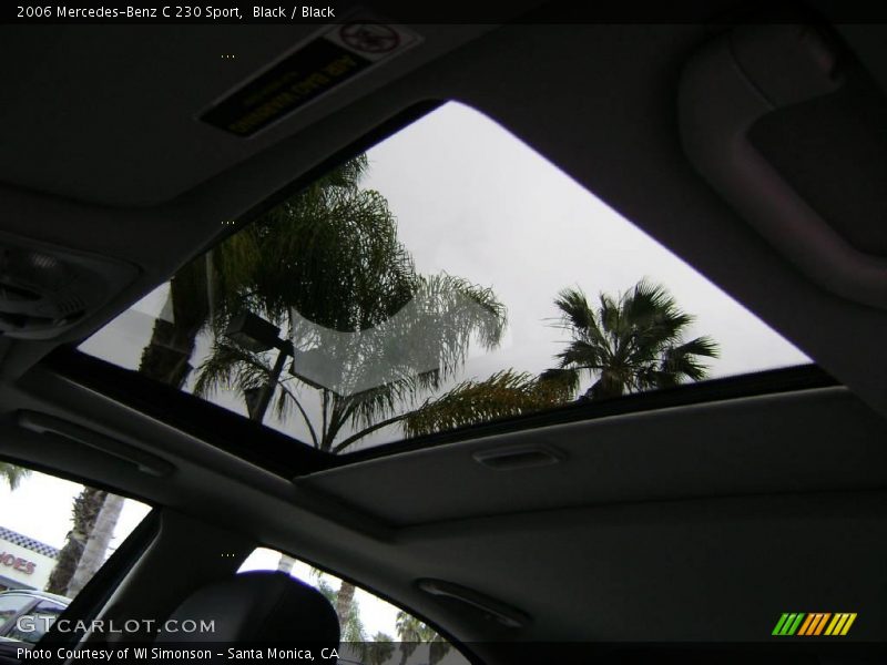 Black / Black 2006 Mercedes-Benz C 230 Sport