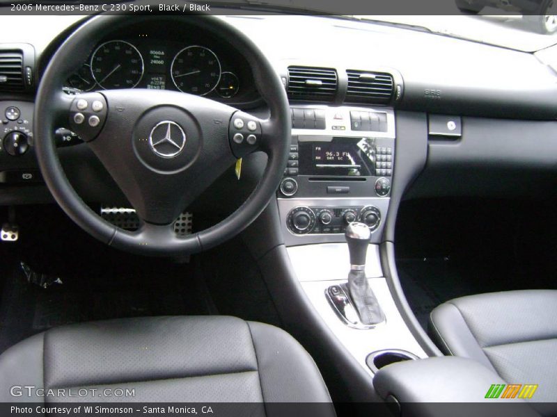 Black / Black 2006 Mercedes-Benz C 230 Sport