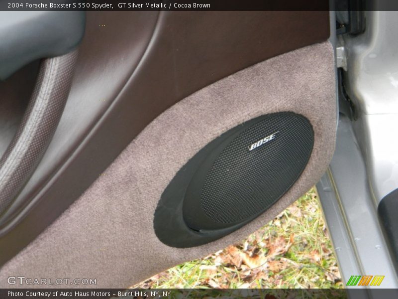 Audio System of 2004 Boxster S 550 Spyder
