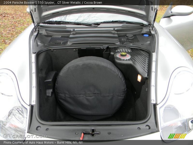  2004 Boxster S 550 Spyder Trunk