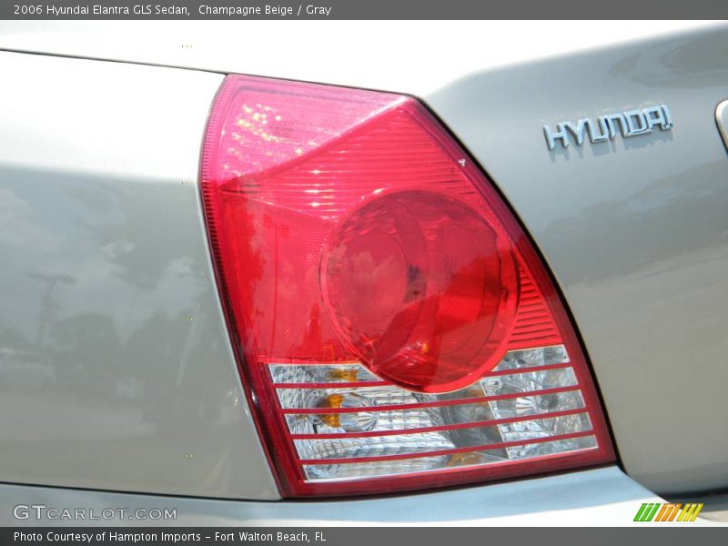 Champagne Beige / Gray 2006 Hyundai Elantra GLS Sedan