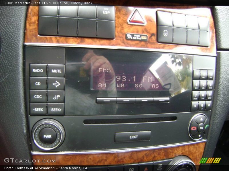 Black / Black 2006 Mercedes-Benz CLK 500 Coupe