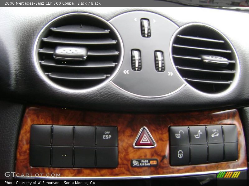Black / Black 2006 Mercedes-Benz CLK 500 Coupe
