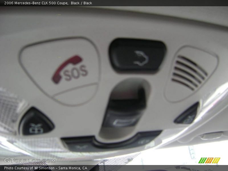 Black / Black 2006 Mercedes-Benz CLK 500 Coupe