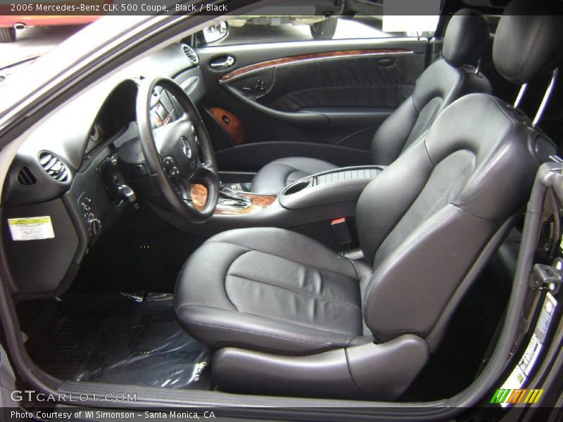 Black / Black 2006 Mercedes-Benz CLK 500 Coupe