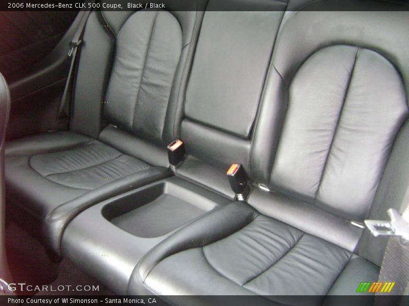 Black / Black 2006 Mercedes-Benz CLK 500 Coupe