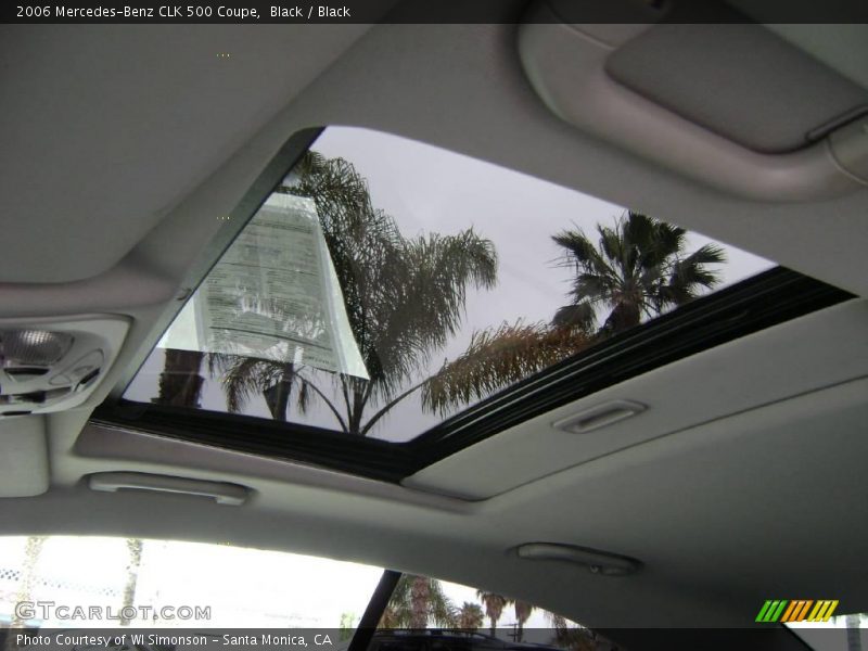 Black / Black 2006 Mercedes-Benz CLK 500 Coupe