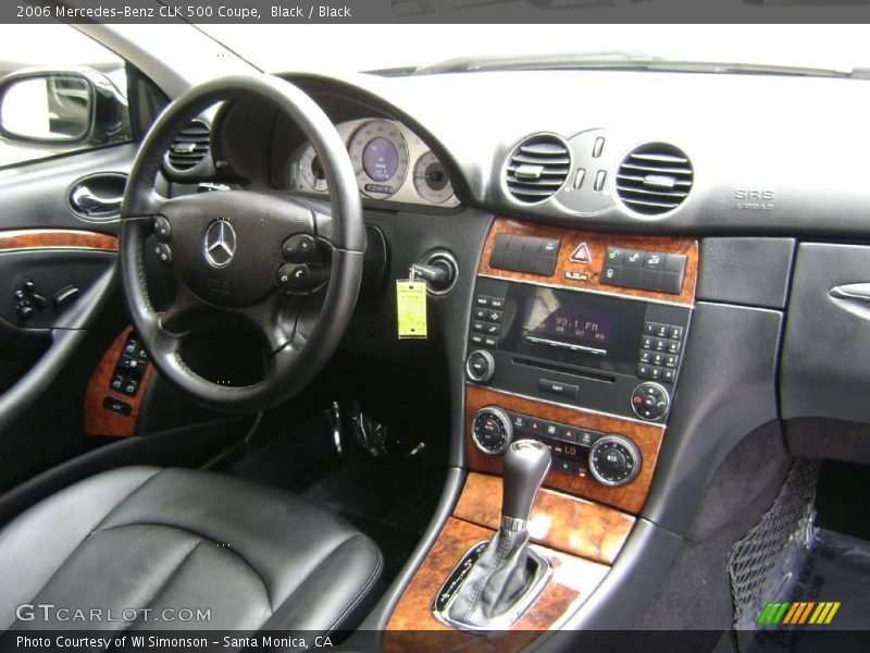 Black / Black 2006 Mercedes-Benz CLK 500 Coupe