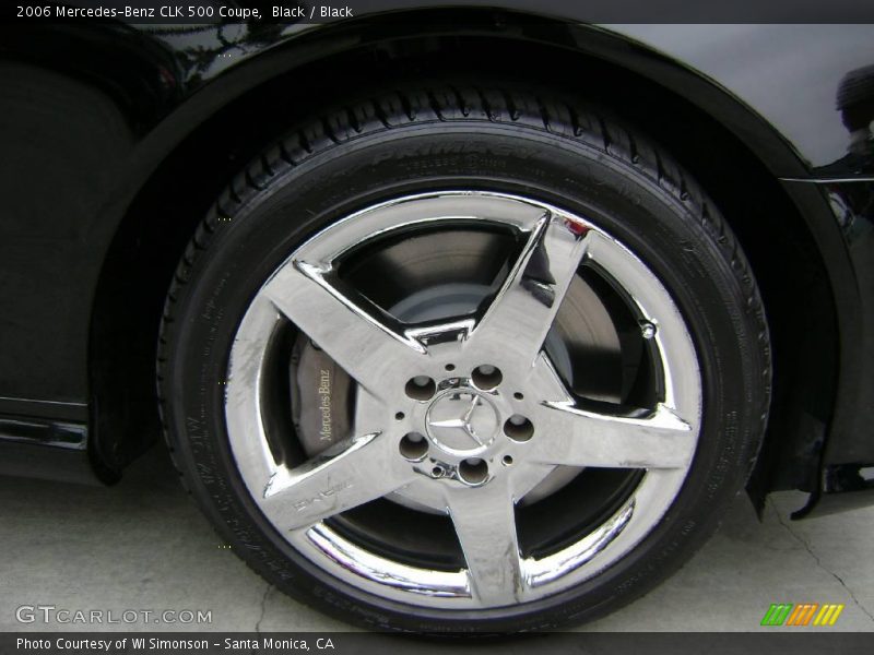 Black / Black 2006 Mercedes-Benz CLK 500 Coupe